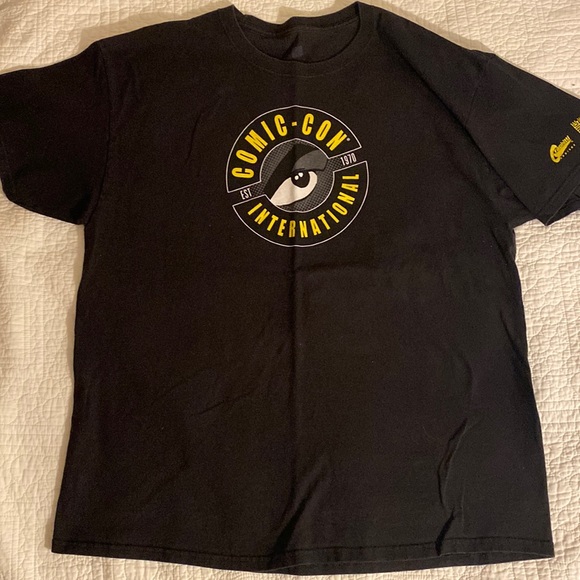 COMIC-CON INTERNATIONAL San Diego UNISEX Black Shirt - Picture 1 of 7